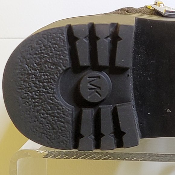 MICHAEL KORS COREY CANVAS COMBAT BOOT( BLACK ) - Picture 5 of 16